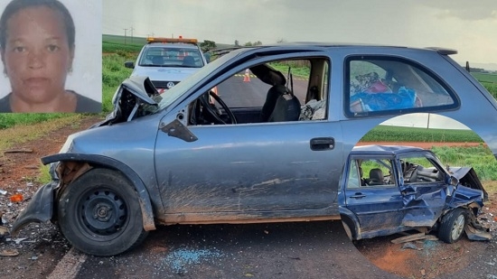 Mulher de 68 anos morre em acidente na LMG-782, em Monte Carmelo