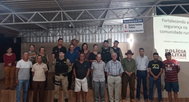 Polícia Militar de Lagoa Formosa realiza reunião comunitária em Campo Bonito