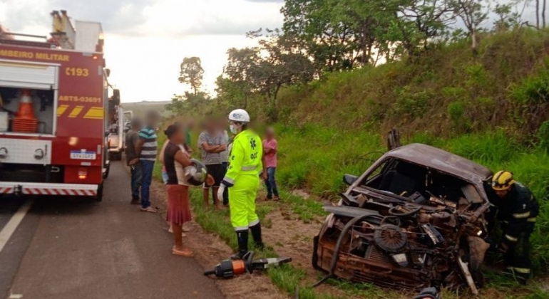 Motorista de automóvel morre em grave acidente na BR-365 no município de Patrocínio