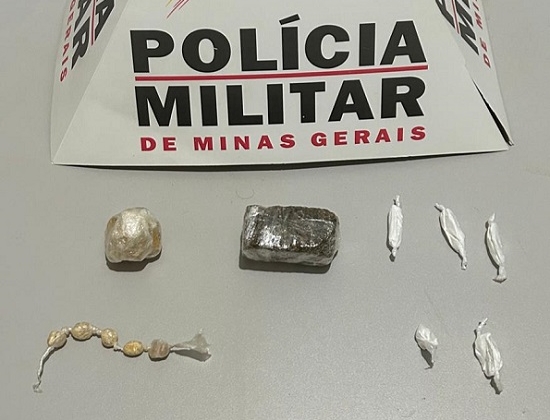 Polícia Militar de Varjão de Minas prende dupla suspeita de tráfico de drogas