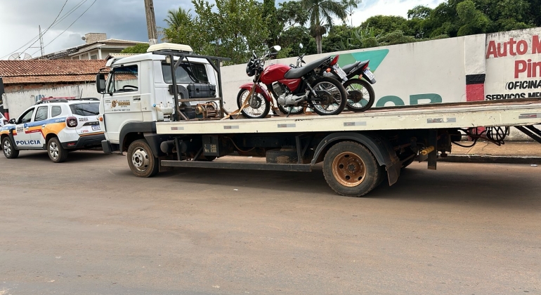 Operação Férias Seguras da Polícia Militar apreende motocicletas em Lagoa Formosa 