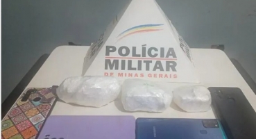 Guarda dos Ferreiros - Três pessoas foram presas em flagrante por tráfico de drogas