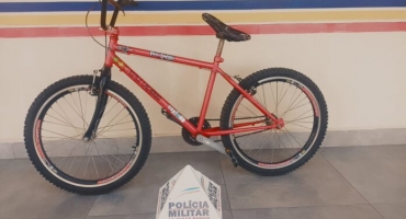 Carmo do Paranaíba – Polícia Militar consegue recuperar bicicleta furtada em frente a comércio no bairro Paranaíba