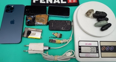 Policiais penais encontram 10 celulares, drogas e outros objetos ilícitos em celas de Penitenciária de Patrocínio