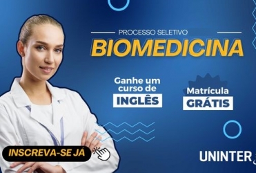 O Centro Universitário Uninter Patos de Minas lança curso superior de Biomedicina, modalidade Semipresencial; bolsas com até 50% de desconto.  As inscrições também estão abertas para os demais cursos 