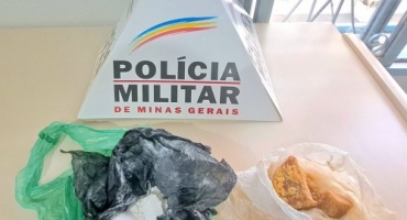 Rio Paranaíba - Jovem é preso pela Polícia Militar por tráfico de drogas e ameaças 