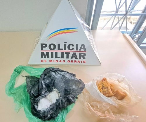 Rio Paranaíba - Jovem é preso pela Polícia Militar por tráfico de drogas e ameaças 