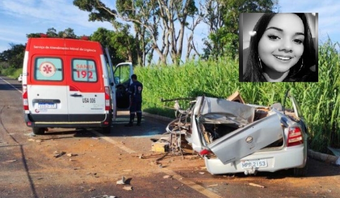 Após vários dias internada garota que sofreu grave acidente na MG-146 no Distrito de Santana de Patos morre no hospital 