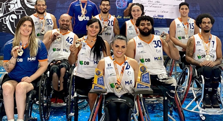 Equipe APP/UNIPAM de Basquete em Cadeira de Rodas é vice-campeã da “1ª Copa Araguari”