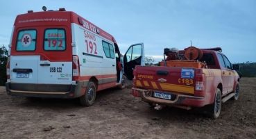 Mulher fica por quatro dias dentro de grota no município de Tiros até ser localizada e resgatada 