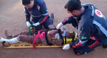 Carmo do Paranaíba – Ciclista de 87 anos é atropelado por motociclista na estrada da comunidade rural de Cachoeirinha