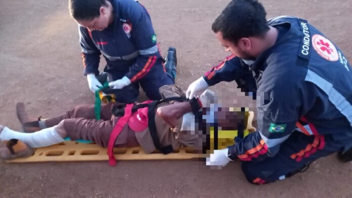 Carmo do Paranaíba – Ciclista de 87 anos é atropelado por motociclista na estrada da comunidade rural de Cachoeirinha