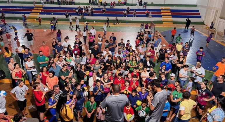 Finais da 6ª Copa de Futsal Infantil de Lagoa Formosa são realizadas no Ginásio Poliesportivo Belchior José da Rosa 