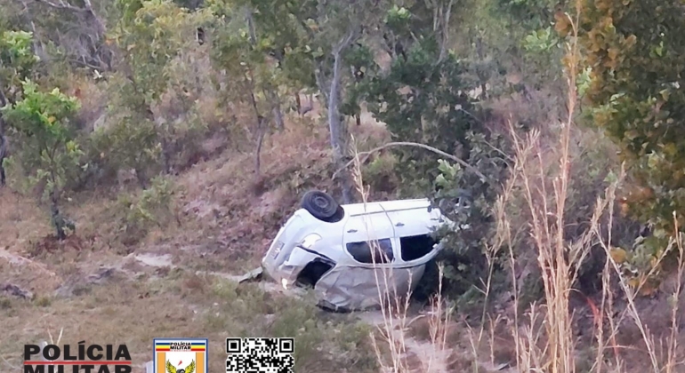 Motorista com sinais de embriaguez capota carro e passageira morre