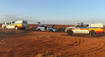 São Gotardo - Após fuga, dois homens são presos pela PM envolvidos em furtos de módulos de caminhões