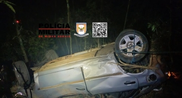 São Gotardo - Motorista fica ferido após sofrer acidente na MG-235