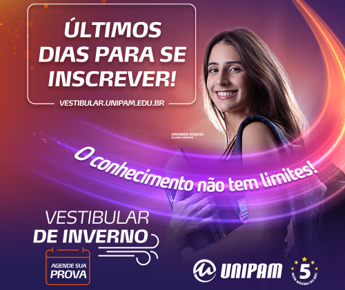 Últimos dias para se inscrever no Vestibular de Inverno do UNIPAM