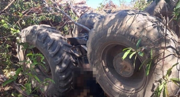 Tratorista de 44 anos morre esmagado em fazenda na zona rural de João Pinheiro