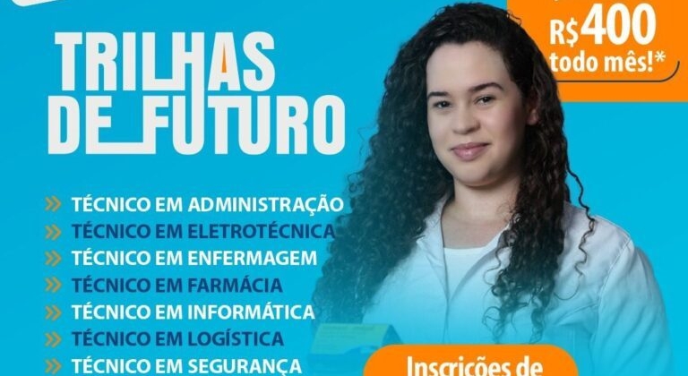 “Trilhas de Futuro” ofertará vagas gratuitas para cursos técnicos no Colégio Universitário