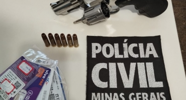 Rio Paranaíba - Polícia Civil apreende simulacro de arma de fogo usado por um indivíduo para ameaçar a ex-companheira