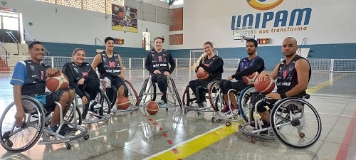 Equipe App UNIPAM de basquete em cadeira de rodas irá disputar os Jogos do Interior de Minas