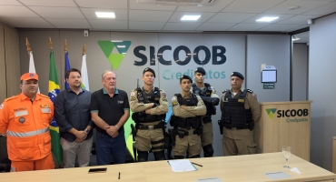 Parceria entre Sicoob Credipatos e Polícia Militar fortalece patrulhamento e segurança na região