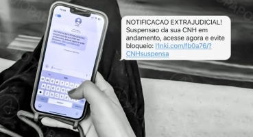 Mensagem de suspensão da CNH é GOLPE! Fique atento!