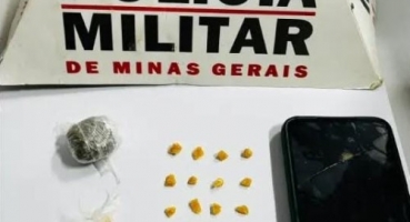Homem é preso por tráfico de drogas no Bairro Sebastião Amorim, em Patos de Minas