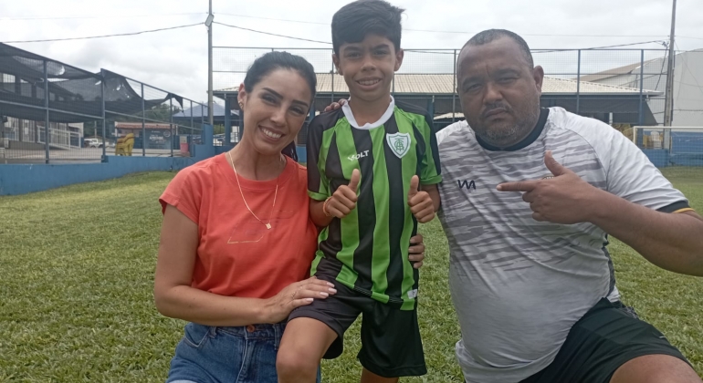 Jogador de 9 anos da cidade de Lagoa Formosa é aprovado no sub-10 do América de Belo Horizonte 