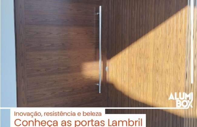 Alumibox - Porta em Lambril: A Solução Perfeita para Ambientes Modernos e Duráveis