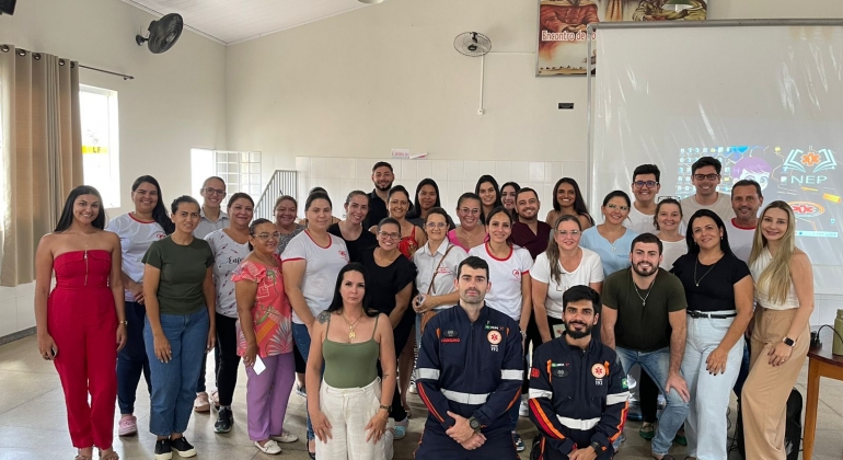 SAMU realiza treinamento com servidores da Secretaria de Saúde de Lagoa Formosa sobre fluxo de atendimentos