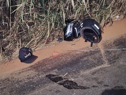 Patos de Minas - Motociclista em fuga invade contramão e causa grave acidente próximo à Ponte do Arco