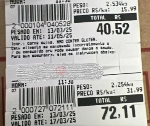 Corretor de Imóveis é preso ao tentar fraudar etiquetas de carne em supermercado