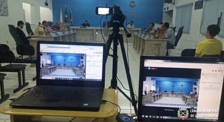 Reuniões da Câmara Municipal de Lagoa Formosa passam a ser transmitidas Ao Vivo pelo YouTube