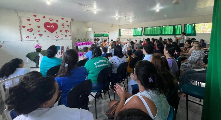 Crianças e Adolescentes do Serviço de Convivência e Fortalecimento de Vínculos das famílias fazem Apresentação Especial para as Mães no CRAS de Lagoa Formosa Crianças e Adolescentes do Serviço de Convivência e Fortalecimento de Vínculos das famílias fazem Apresentação Especial para as Mães no CRAS de Lagoa Formosa