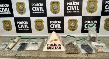 Presidente Olegário - Homem é preso com grande quantidade de drogas durante operação conjunta das Polícias Militar e Civil Presidente Olegário - Homem é preso com grande quantidade de drogas durante operação conjunta das Polícias Militar e Civil