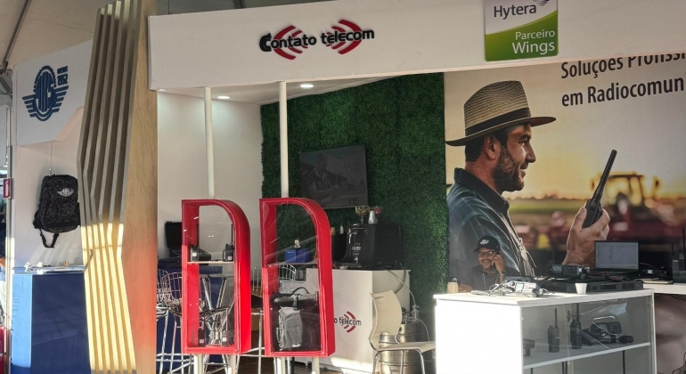 Hytera destaca soluções avançadas em comunicação para o agro na Feira Milkshow Hytera destaca soluções avançadas em comunicação para o agro na Feira Milkshow