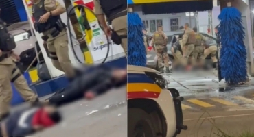 Araguari - Após perseguição e troca de tiros, cinco pessoas morrem e dois policiais militares ficam feridos