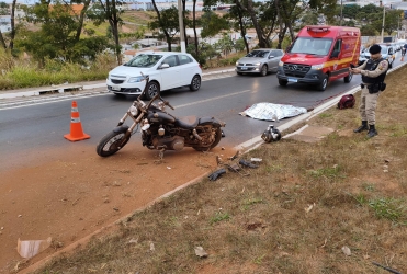 Motociclista morre em grave acidente na Avenida JK na cidade de Patos de Minas 