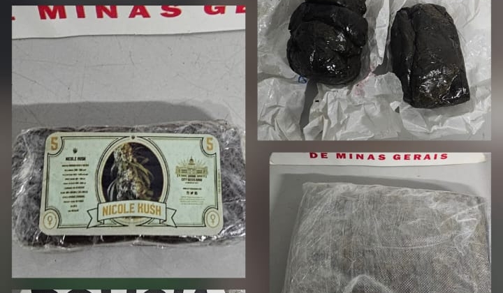 Patos de Minas - Polícia Militar prende casal transportando vários tipos de drogas Patos de Minas - Polícia Militar prende casal transportando vários tipos de drogas