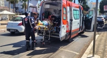 Motociclista de Patos de Minas sofre lesão grave na cabeça após acidente na Avenida Getúlio Vargas Motociclista de Patos de Minas sofre lesão grave na cabeça após acidente na Avenida Getúlio Vargas