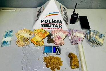 Homem é preso por tráfico de drogas no bairro Padre Eustáquio em Patos de Minas