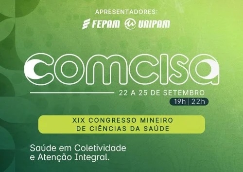 UNIPAM promove Congresso Mineiro de Ciências da Saúde de 22 a 25 de setembro UNIPAM promove Congresso Mineiro de Ciências da Saúde de 22 a 25 de setembro