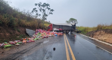 BR-365 - Chuva causa três acidentes em sequência no município de Patos de Minas BR-365 - Chuva causa três acidentes em sequência no município de Patos de Minas