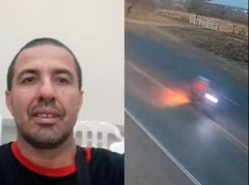 Veja o vídeo: motociclista invade contramão e morre ao bater de frente com carreta na BR-040 Veja o vídeo: motociclista invade contramão e morre ao bater de frente com carreta na BR-040
