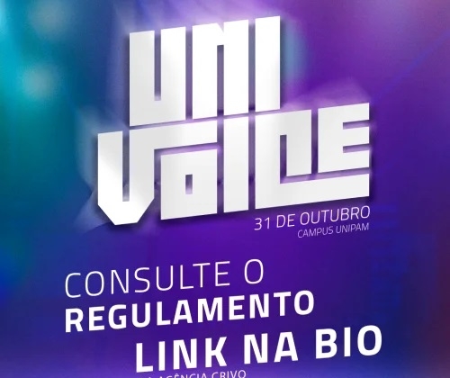 UNIPAM promove festival UNIvoice em 31 de outubro