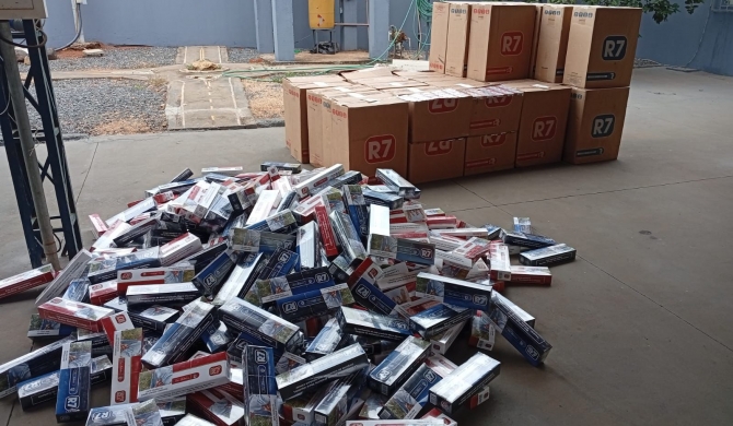 Lagoa Formosa – Polícia Militar Rodoviária prende carregamento de cigarro oriundo do Paraguai avaliado em mais de 170 mil reais 