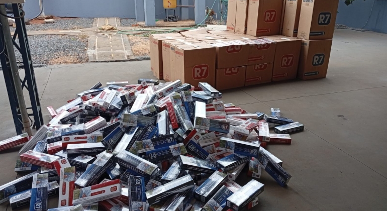 Lagoa Formosa – Polícia Militar Rodoviária prende carregamento de cigarro oriundo do Paraguai avaliado em mais de 170 mil reais 