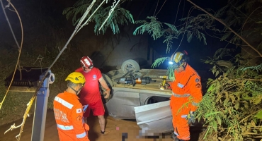 Subtenente da Polícia Militar morre após automóvel que ele conduzia cair no “Ribeirão da Cota”; em Patos de Minas  Subtenente da Polícia Militar morre após automóvel que ele conduzia cair no “Ribeirão da Cota”; em Patos de Minas