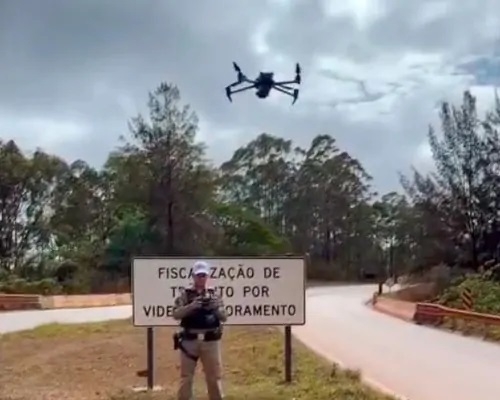 Polícia Militar Rodoviária passa a usar drones para fiscalizar rodovias em Minas Gerais